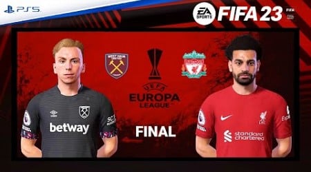 West Ham vs Liverpool Europa League Final 2024 FIFA 23