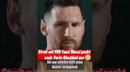 Streit mit PSG-Fans! Messi packt nach Paris-Abschied aus 