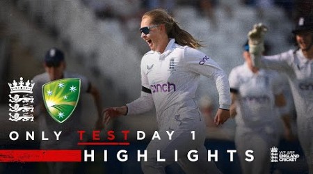 Perry &amp; Ecclestone Star | Highlights - England v Australia Day 1 | LV= Insurance Women’s Test 2023