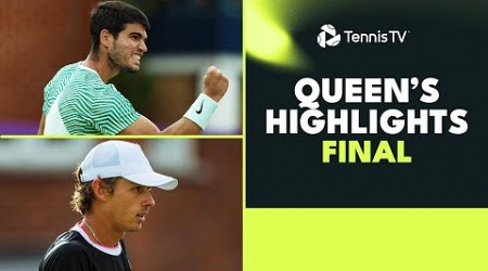 Carlos Alcaraz vs Alex De Minaur For The Title! | Queen&#39;s 2023 Final Highlights