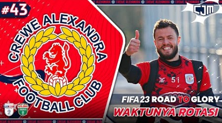 FIFA 23 Crewe Alexandra Road To Glory | Rotasi &amp; Duel Papan Atas League One Lawan Hull City #43