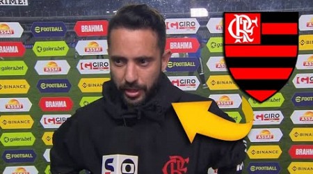 SOLTO O VERBO! VEJA O QUE DISSE EVERTON RIBEIRO APÓS O JOGO CONTRA O PEIXE! - NOTICIAS DO FLAMENGO!