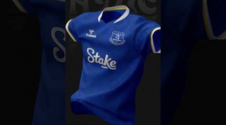 Fiz o uniforme do Everton FC! O que acharam? #everton #evertonfc #shorts #short #futebol