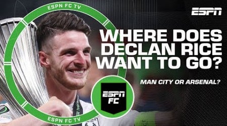 BIDDING WAR‼ Arsenal submit £105M offer for Declan Rice after West Ham reject Man City | ESPN FC