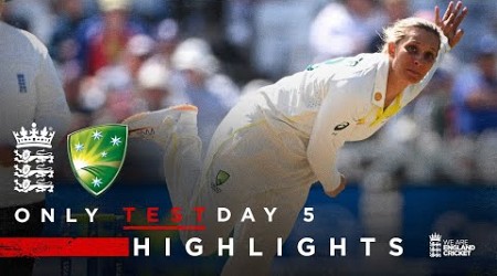 Gardner Wins it for Aus | Highlights - England v Australia Day 5 | LV= Insurance Women’s Test 2023