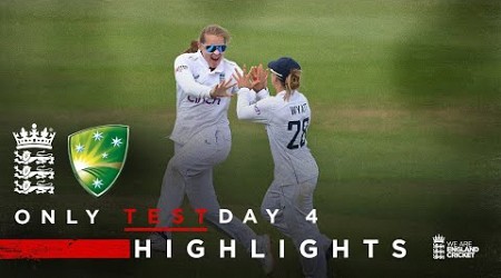 Thrilling Final Day In Store! | Highlights - England v Australia Day 4 | LV= Insurance Women’s Test