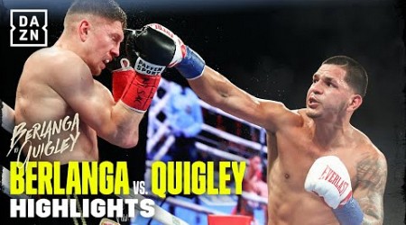 BERLANGA DROPS QUIGLEY FOUR TIMES | Berlanga vs. Quigley Fight Highlights