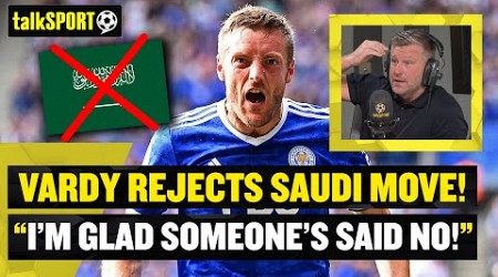 Jamie Vardy HAILED for turning down HUGE Saudi money by Karl Robinson 