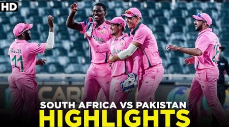 Highlights | South Africa vs Pakistan | ODI | CSA | MJ2A