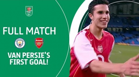 VAN PERSIE&#39;S FIRST GOAL! | Manchester City v Arsenal League Cup classic in full!