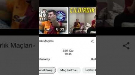 Arkadaşlar ben Galatasaray hull city maçına tepki Çekiyimmi yoruma