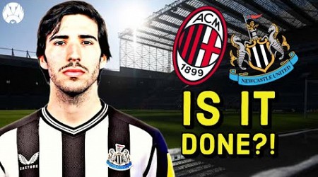 Sandro Tonali Set For Flight To Toon!! When Will He Sign For Newcastle United??