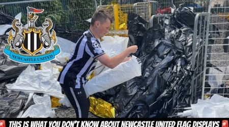 You will be SHOCKED as I went BEHIND THE SCENES with Wor Flags at St James Park !!!!!