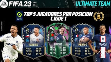 TOP 5 MEJORES JUGADORES POR POSICION LIGUE 1 FIFA 23