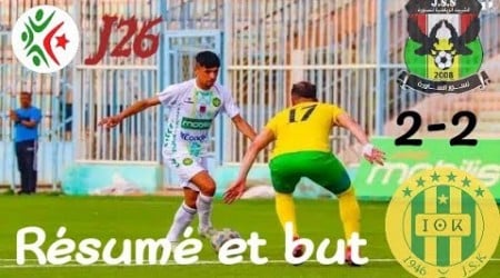 JSS 2 -2 JSK résumé et but lors du J26 de ligue 1 Mobilis.