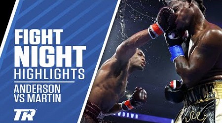 Jared Anderson Scores 1 Knockdown, Gets Tested, Gets Win over Martin | FIGHT HIGHLIGHTS