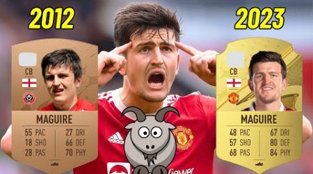 GOAT Harry Maguire FIFA Rating Evolution! (Literally)