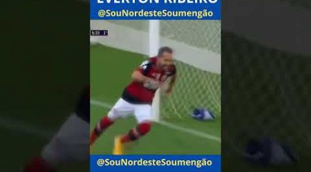 GOL DE CRAQUE EVERTON RIBEIRO #flamengo #shortvideo #brasileirão