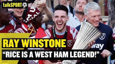 &quot;Rice Is A West Ham LEGEND!&quot; ⭐ Actor &amp; West Ham fan Ray Winstone wishes Rice well at Arsenal!