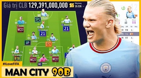 I Love Cầm 90 Tỷ Xây Dựng Đội Hình Manchester City Đương Đại Cực Mạnh: HAALAND, DE BRUYNE, RODRI