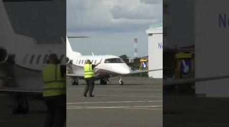 NEW signing Sandro Tonali arrives in Newcastle for the first time! ✈️