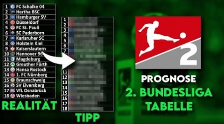 2. Liga Prognose 2023/24: Wer steigt in die Bundesliga auf, wer steigt ab? | Abschlusstabelle