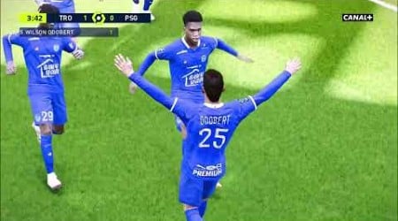 Gol do Troyes | TROYES vs PSG | PES 2021 | Ligue 1 | Patch BMPES (Francês)