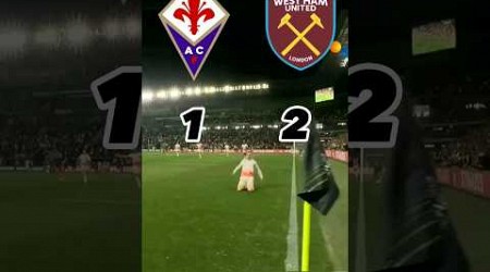 UEFA Europa conferent league final 2023-fiorentona vs west ham united #feedshorts #shorts