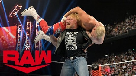 Cody Rhodes and Brock Lesnar engage in a wild brawl: Raw highlights, July 3, 2023