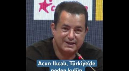 Acun Ilıcalı, Türkiye’de neden kulüp almadığını açıkladı: Futbolun NBA’indeyim, hedefim burada