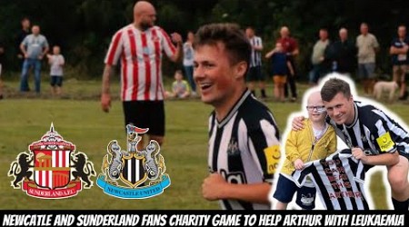 I scored in a Newcastle United VS Sunderland charity match + AMAZING TURNOUT !!!!!