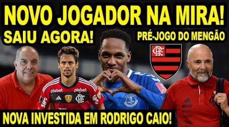 SAIU AGORA! JOGADOR DE PREMIER LEAGUE NA MIRA DO FLAMENGO! SAÍDA DE RODRIGO CAIO! PRÉ JOGO MENGÃO E+