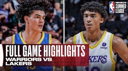 WARRIORS vs LAKERS | NBA SUMMER LEAGUE | FULL GAME HIGHLIGHTS