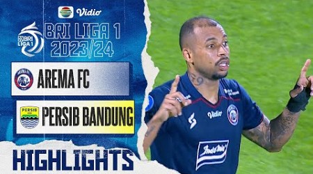 Highlights - Arema FC VS Persib Bandung | BRI Liga 1 2023/24