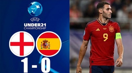 England U21 vs Spain U21 1-0 Highlights | UEFA European Under-21 Championship 2023