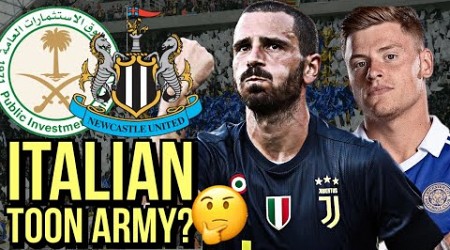 NEWCASTLE ‘IN TALKS’ WITH BONUCCI! &amp; BARNES FEE NOW £50 MILLION!