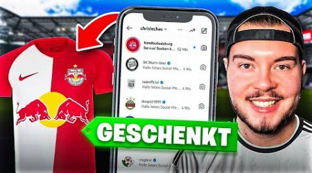 ICH HABE ALLE BUNDESLIGA CLUBS (ÖSTERREICH) nach KOSTENLOSEM TRIKOT GEFRAGT und DAS IST PASSIERT!!