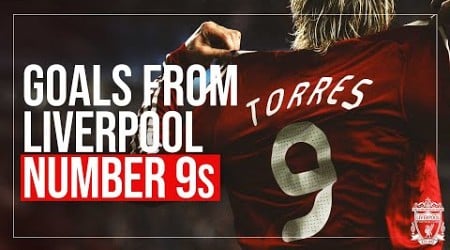 A goal from Every Liverpool No.9 in Premier League Era | Rush, Fowler, Firmino, Torres!