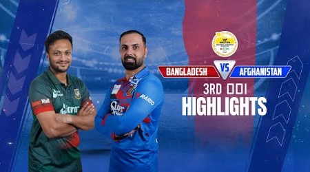 Bangladesh vs Afghanistan Highlights || 3rd ODI || Afghanistan tour of Bangladesh 2023