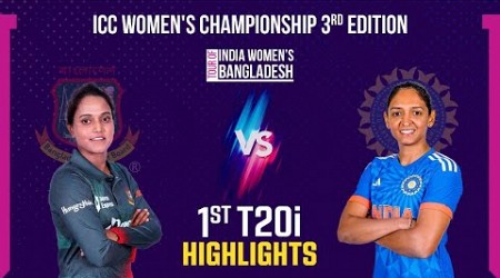 Highlights | Bangladesh Women vs India Women | 1st T20i Match