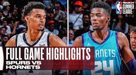 SPURS vs HORNETS | NBA SUMMER LEAGUE | FULL GAME HIGHLIGHTS