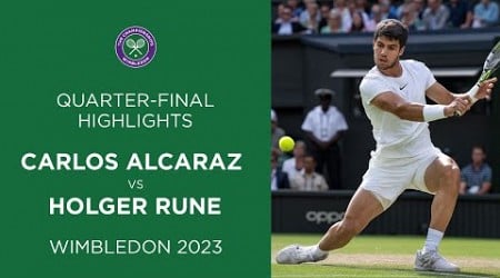 Carlos Alcaraz vs Holger Rune: Quarter-Finals Highlights