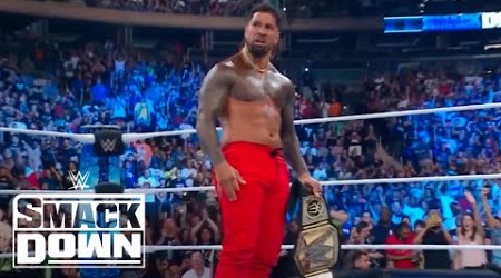 Jey Uso Attacks and Challenges Roman Reigns | WWE SmackDown Highlights 7/7/23 | WWE on USA