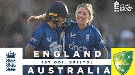 Knight Hits Unbeaten 75 In A Thriller! | Highlights - England v Australia | 1st Women&#39;s ODI 2023