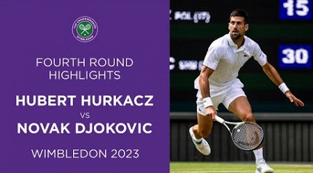 Novak Djokovic vs Hubert Hurkacz: Fourth Round Highlights | Wimbledon 2023