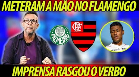 IMPRENSA ESPORTIVA RASGA O VERBO SOBRE PALMEIRAS 1 X 1 FLAMENGO ! &quot;PÊNALTI CLARO EM EVERTON RIBEIRO&quot;