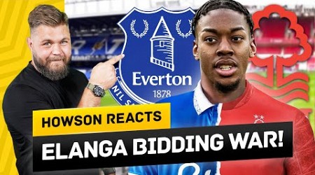 Antony Elanga&#39;s £20m Everton &amp; Nottingham Forest BIDDING WAR! Howson Reacts