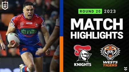 NRL 2023 | Newcastle Knights v Wests Tigers | Match Highlights