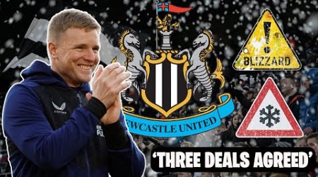 Newcastle United Agree 3 Deals Amid Signing Blizzard!