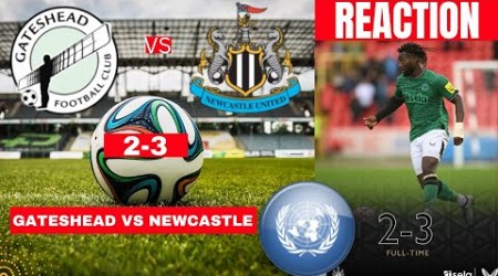 Gateshead vs Newcastle 2-3 Live Stream preseason Friendly Football Match Score Commentary Highlights